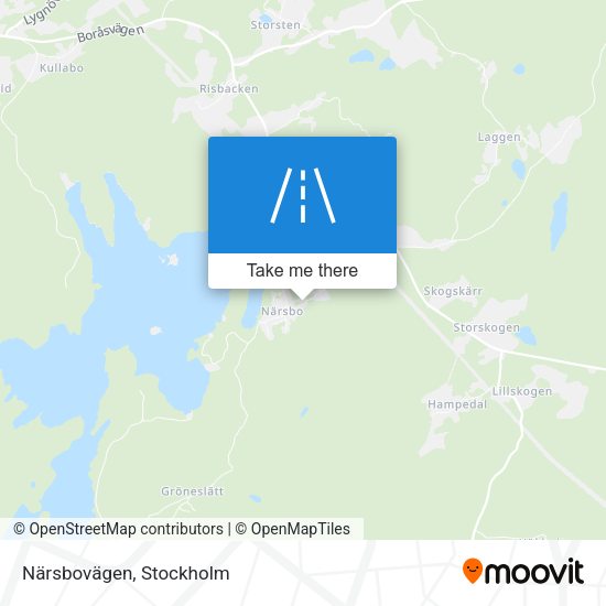 Närsbovägen map