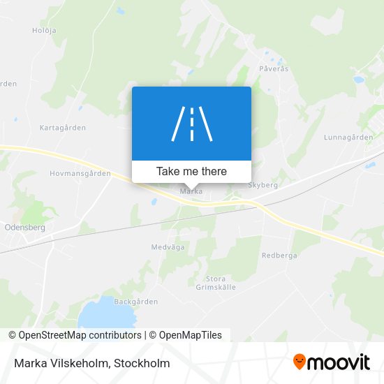 Marka Vilskeholm map