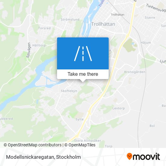 Modellsnickaregatan map