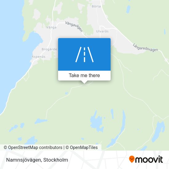 Namnsjövägen map