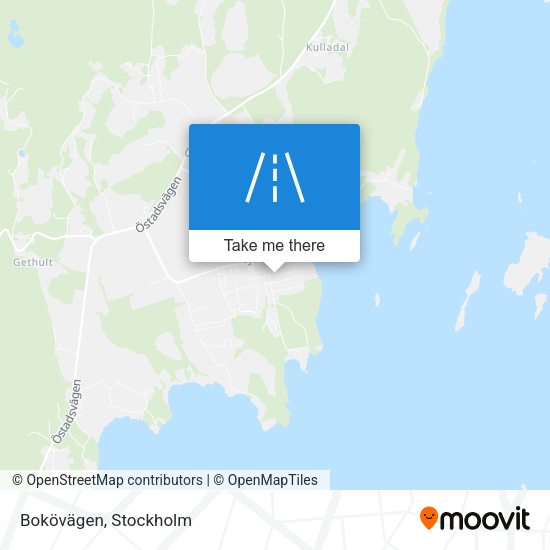 Bokövägen map
