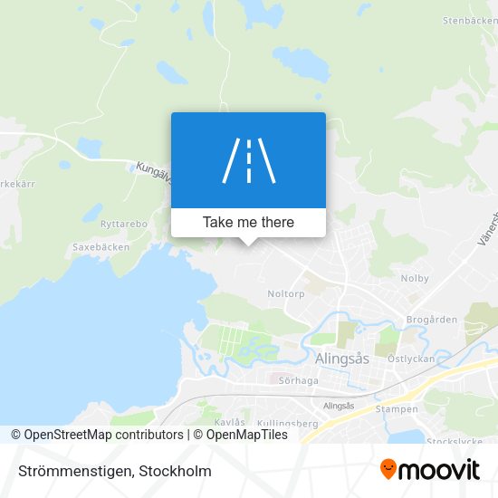 Strömmenstigen map