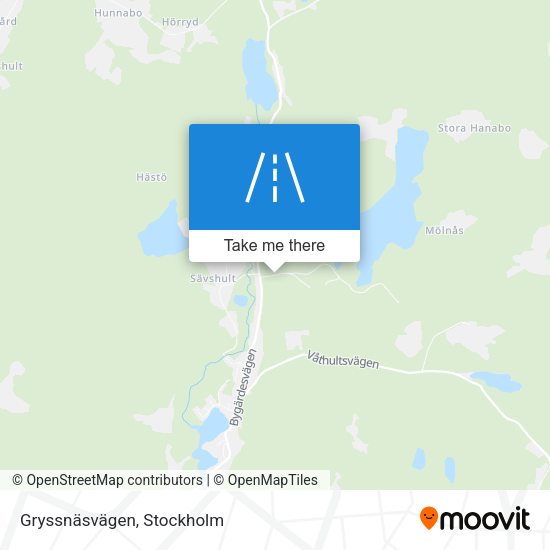 Gryssnäsvägen map