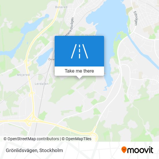 Grönlidsvägen map