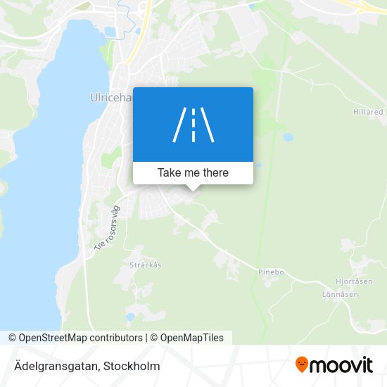 Ädelgransgatan map