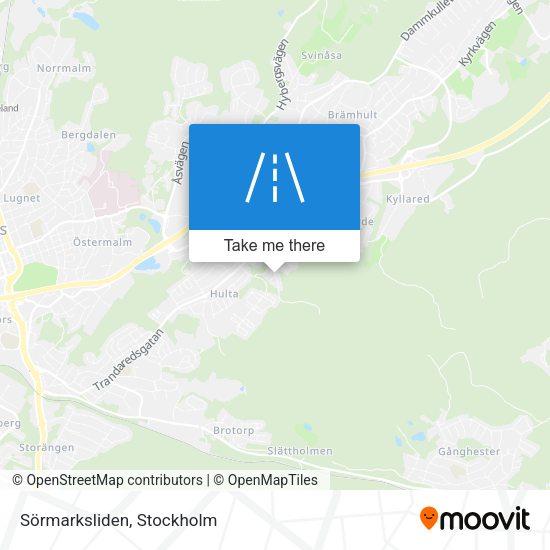 Sörmarksliden map