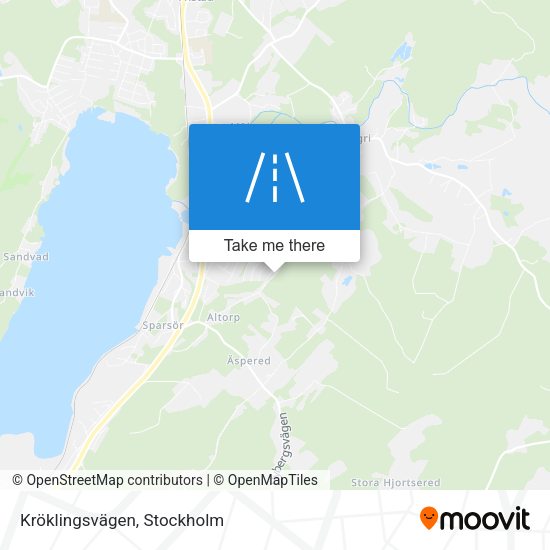 Kröklingsvägen map