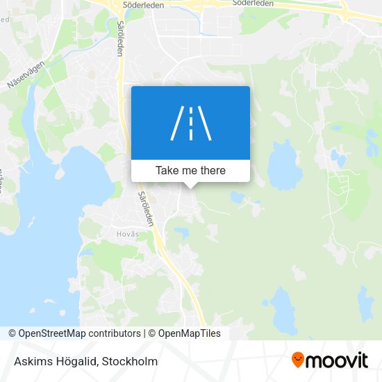 Askims Högalid map