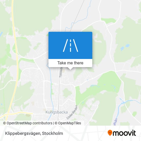 Klippebergsvägen map