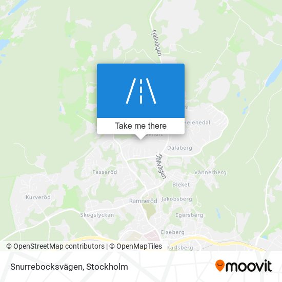 Snurrebocksvägen map