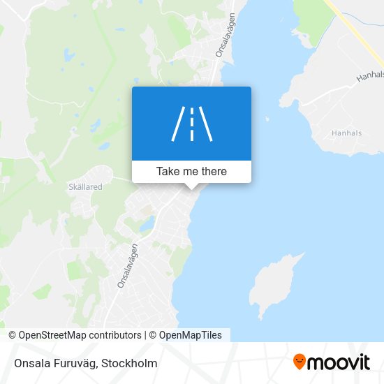 Onsala Furuväg map