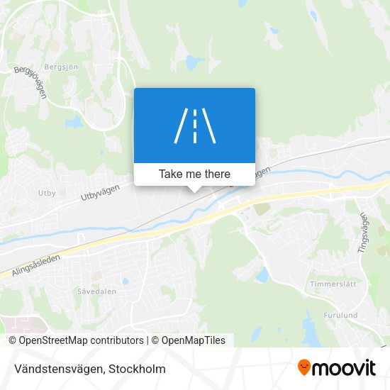 Vändstensvägen map