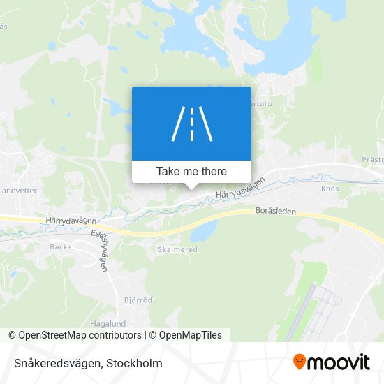 Snåkeredsvägen map
