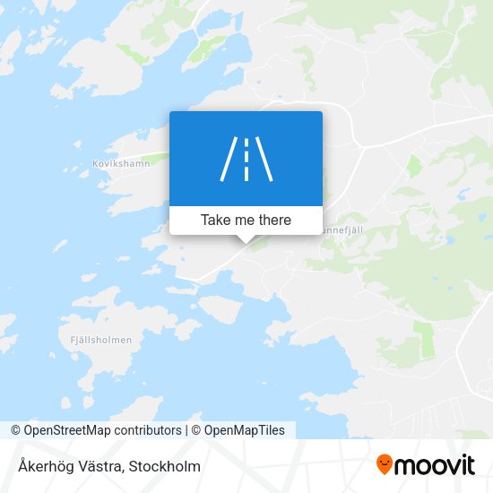 Åkerhög Västra map
