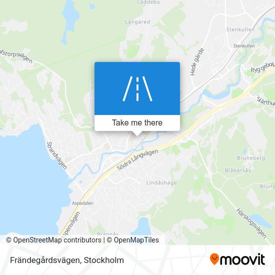 Frändegårdsvägen map