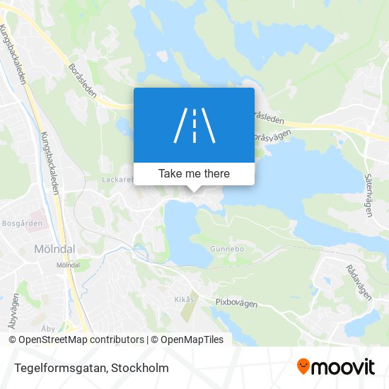 Tegelformsgatan map