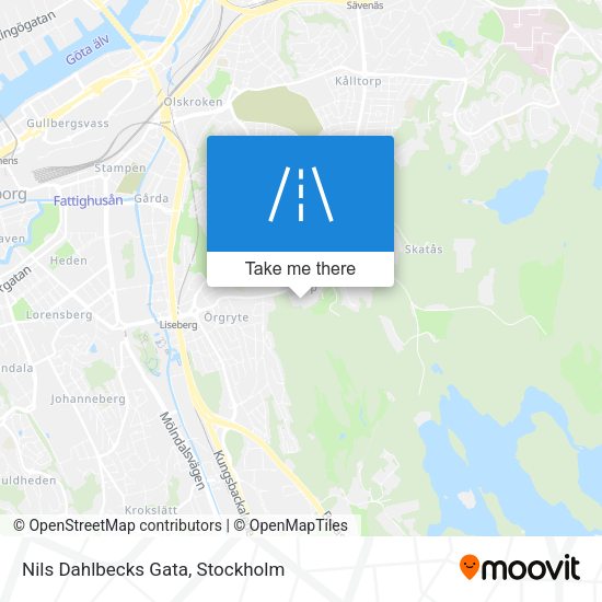 Nils Dahlbecks Gata map