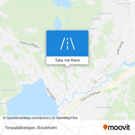 Torpadalsstigen map