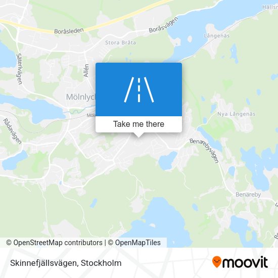 Skinnefjällsvägen map