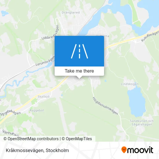 Kråkmossevägen map