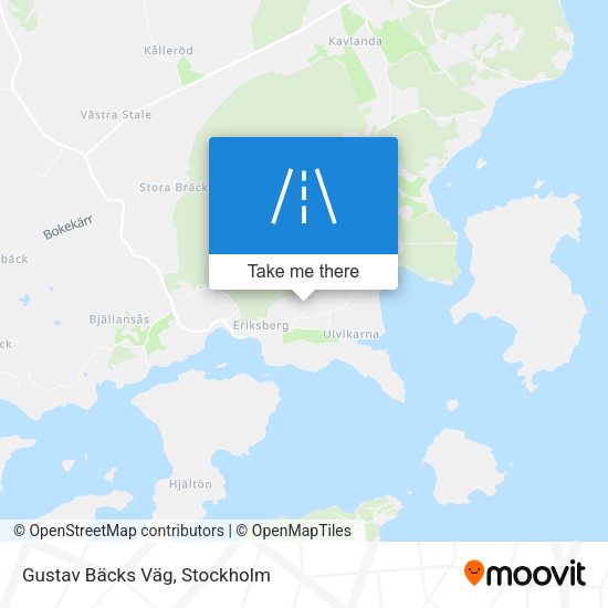 Gustav Bäcks Väg map