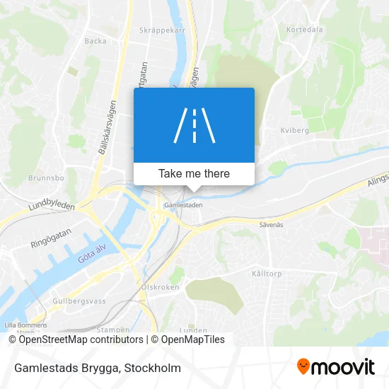 Gamlestads Brygga map