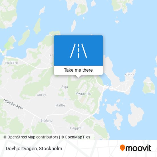 Dovhjortvägen map