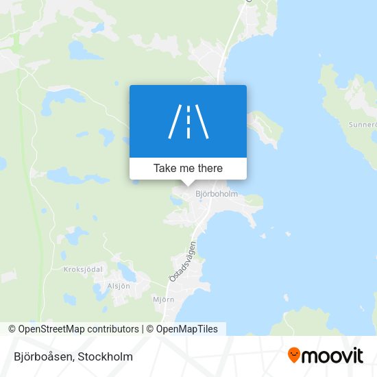 Björboåsen map