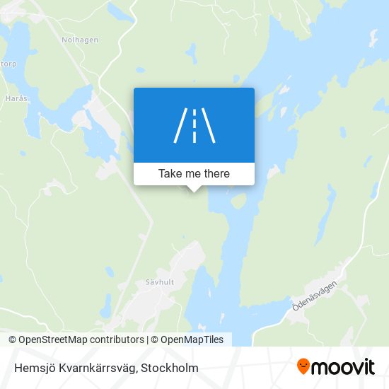 Hemsjö Kvarnkärrsväg map