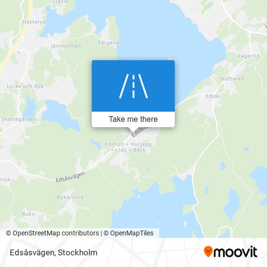 Edsåsvägen map