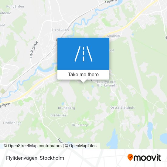 Flylidenvägen map