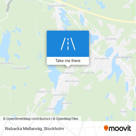 Risbacka Mellanväg map