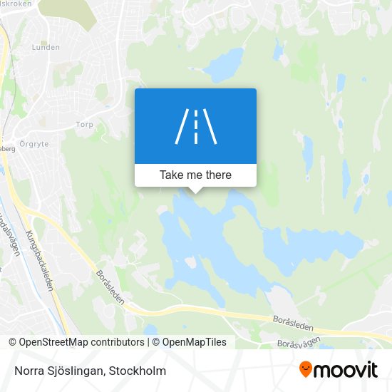 Norra Sjöslingan map
