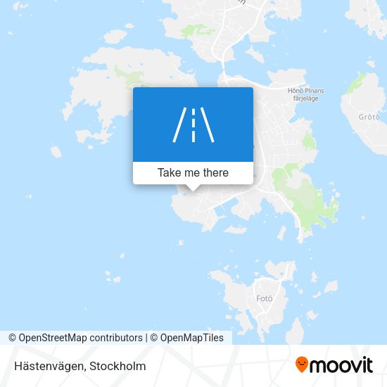 Hästenvägen map