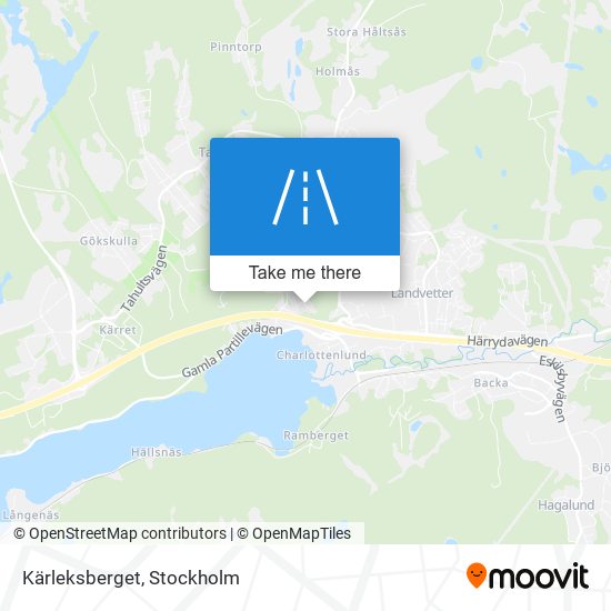 Kärleksberget map