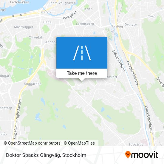 Doktor Spaaks Gångväg map