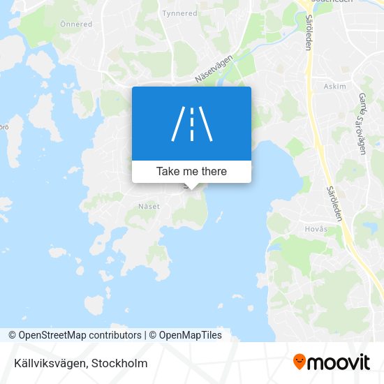 Källviksvägen map