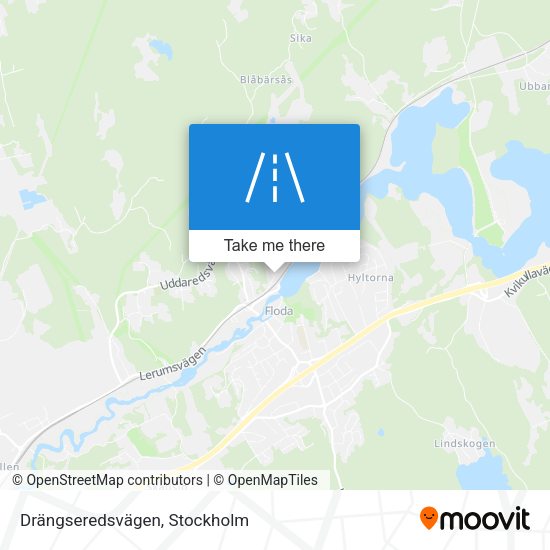 Drängseredsvägen map