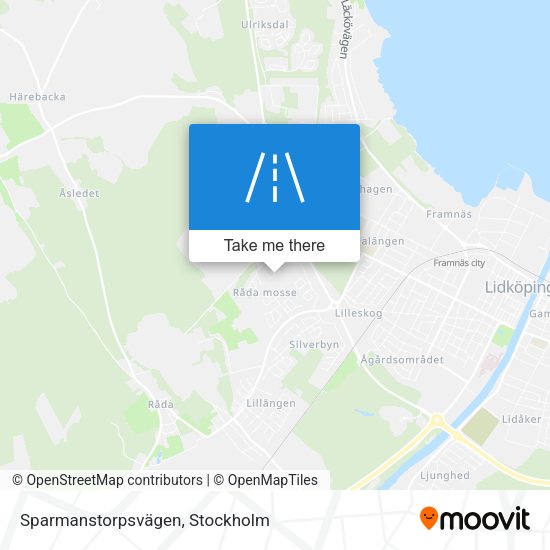 Sparmanstorpsvägen map