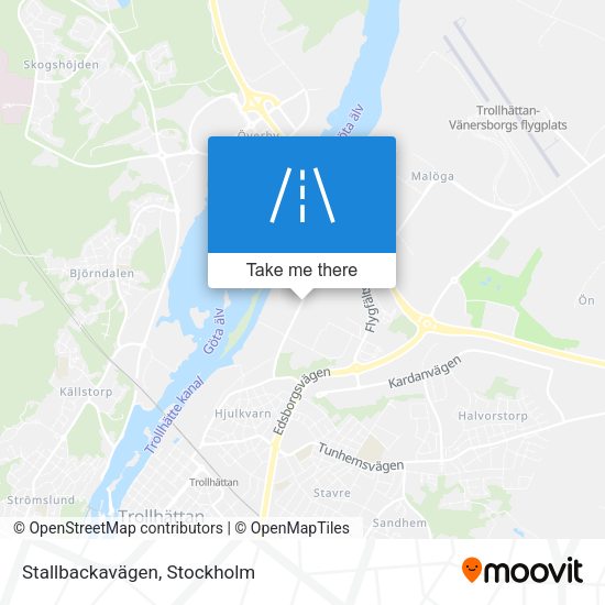 Stallbackavägen map