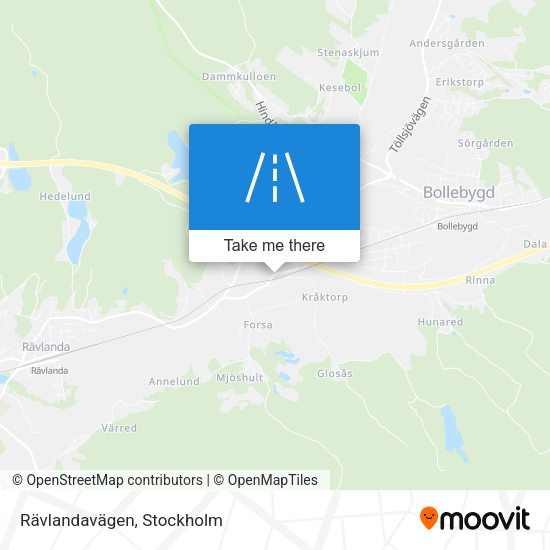 Rävlandavägen map