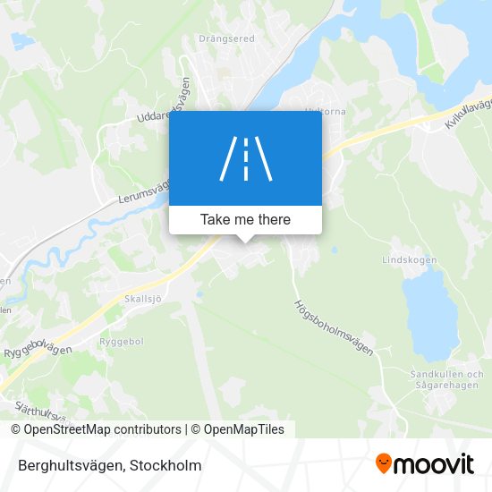 Berghultsvägen map
