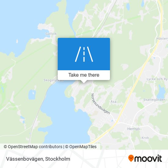 Vässenbovägen map