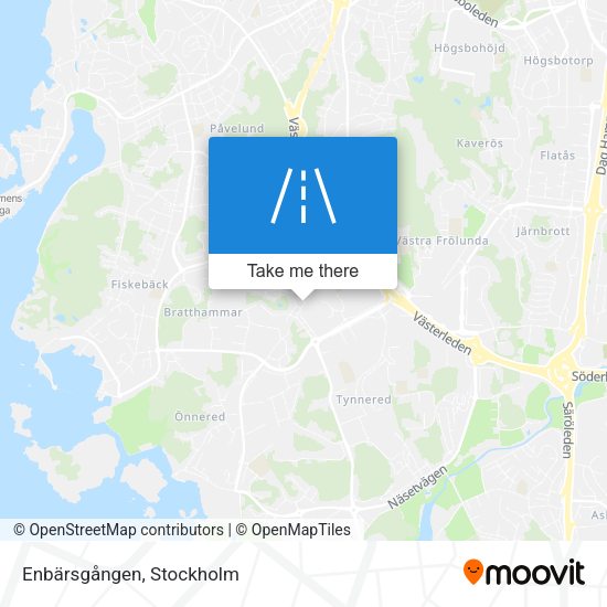 Enbärsgången map