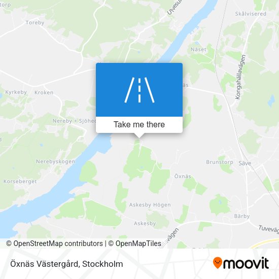 Öxnäs Västergård map