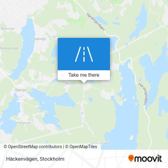 Häckenvägen map
