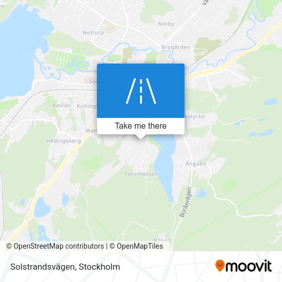 Solstrandsvägen map