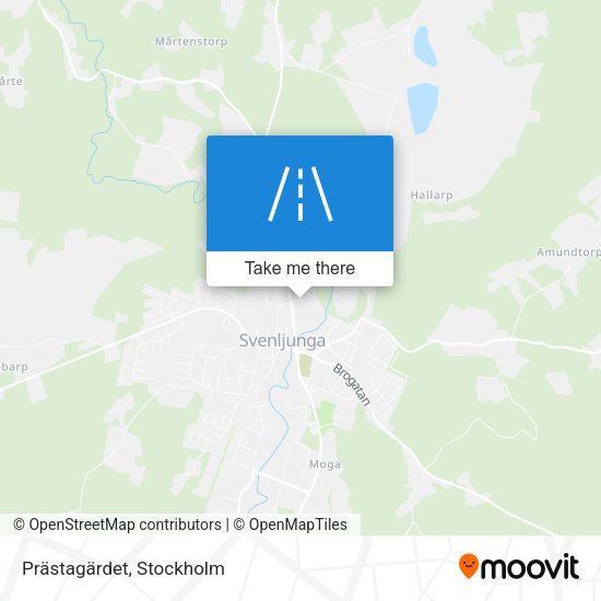Prästagärdet map