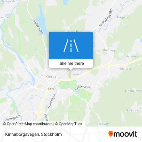 Kinnaborgsvägen map