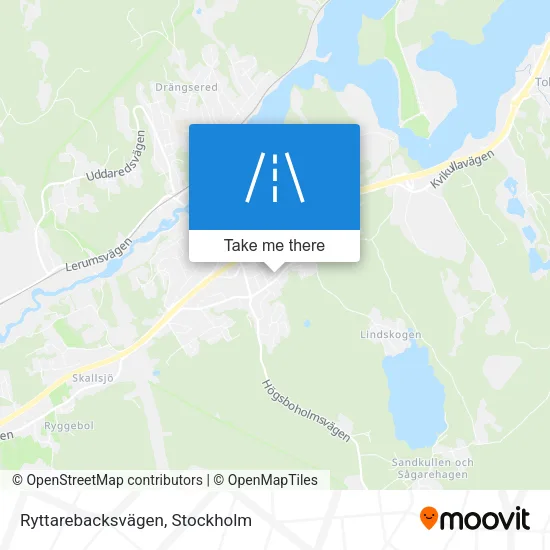 Ryttarebacksvägen map